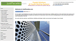 Desktop Screenshot of justfacades.com