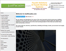Tablet Screenshot of justfacades.com